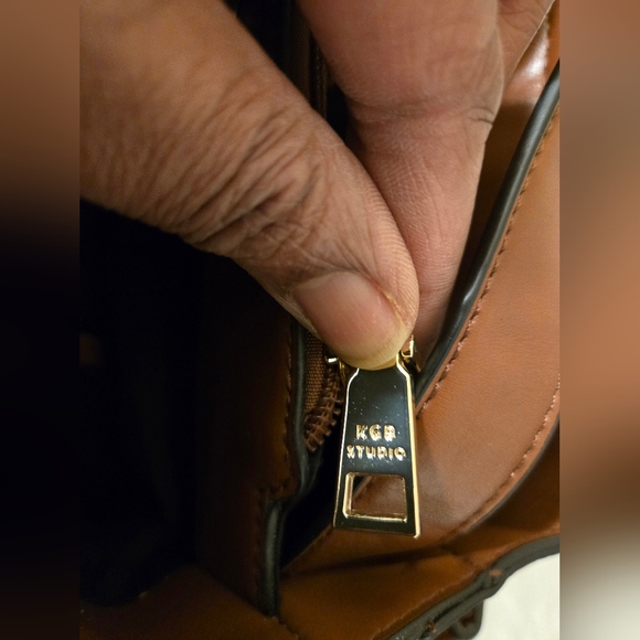 KGB Studio Handbag Shoulder Crossbody Bag Brown Leather Adjustable Strap - Picture 11 of 16